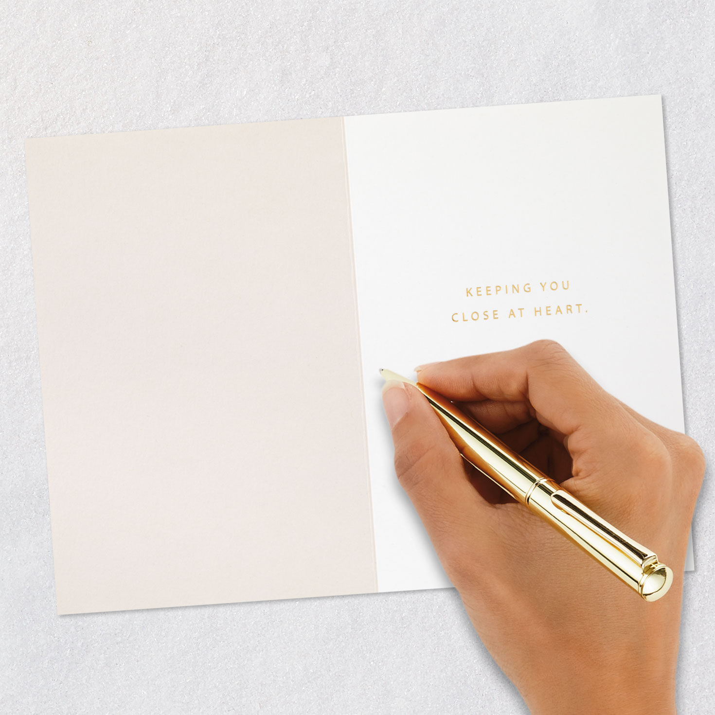 Keeping You Close at Heart Sympathy Card, , large image number 6