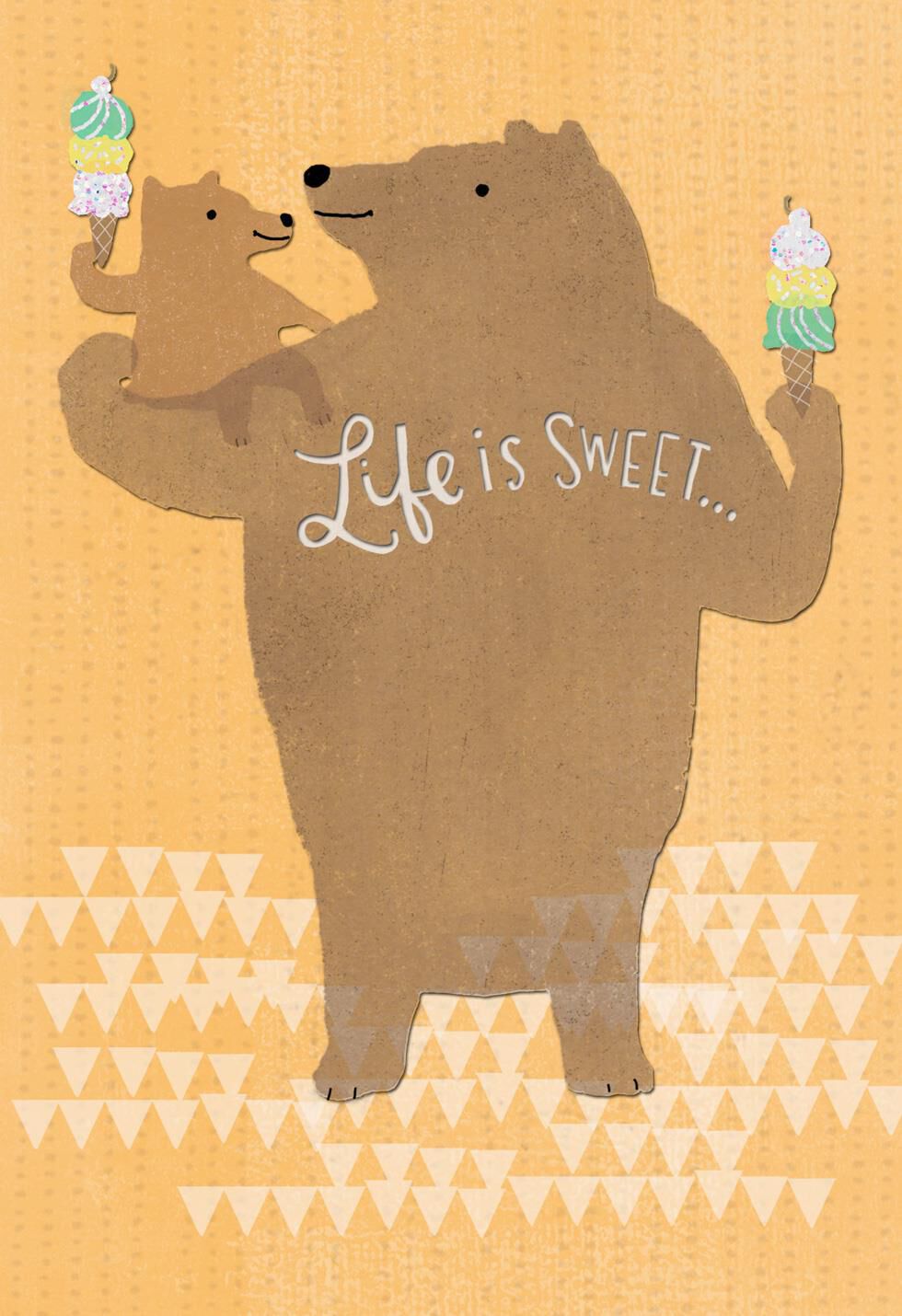 Big and Little Bear Father's Day Card for Great-Grandpa ...