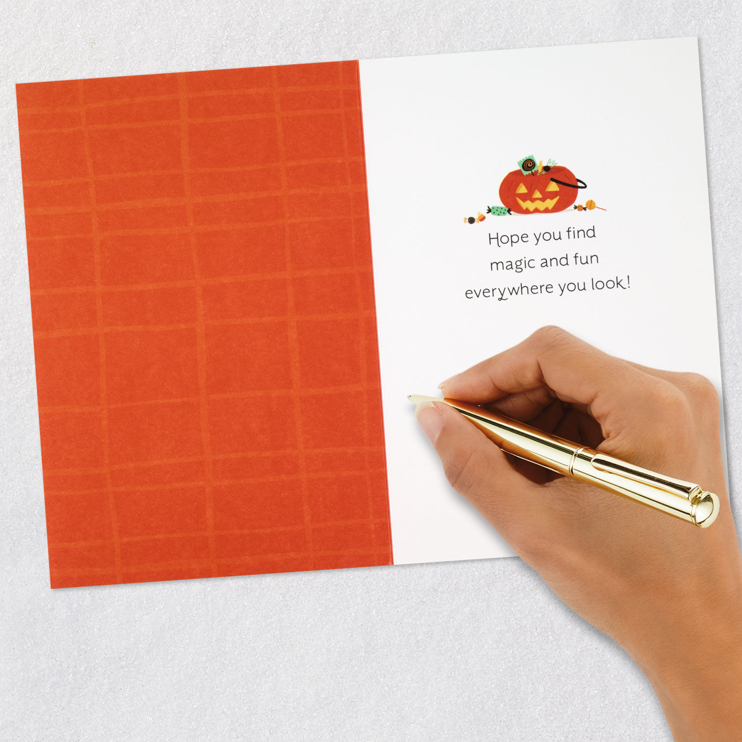 Mickey Mouse in Skeleton Costume Halloween Card Signing card image number 7