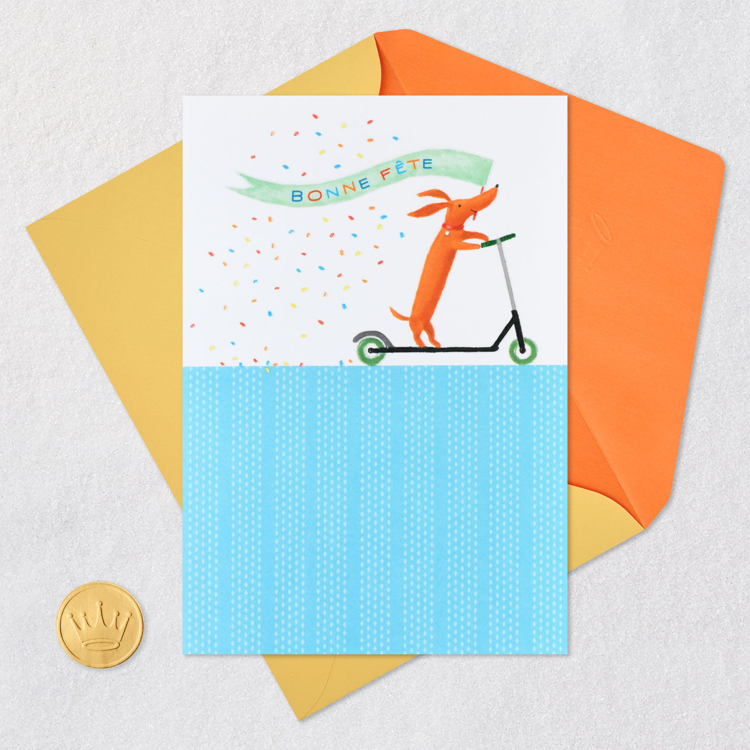 Happy Moments and Days French-Language Birthday Card, , large image number 5