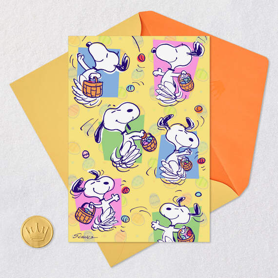 Peanuts® Snoopy Easter Beagle Easter Card, , large image number 5