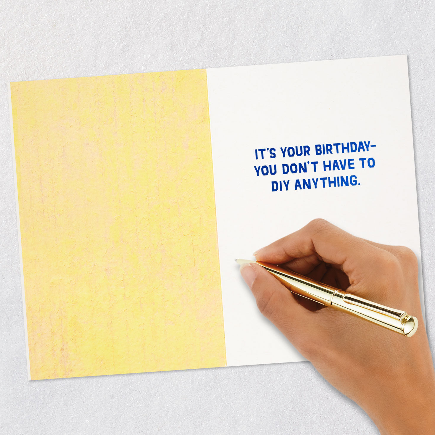 DIY Fix-It Housework Saw Funny Birthday Card for Him Signing card image number 6