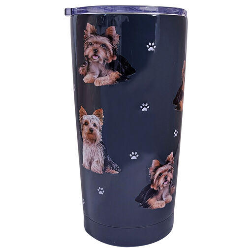E&S Pets Yorkshire Terrier Stainless Steel Tumbler, 20 oz., 