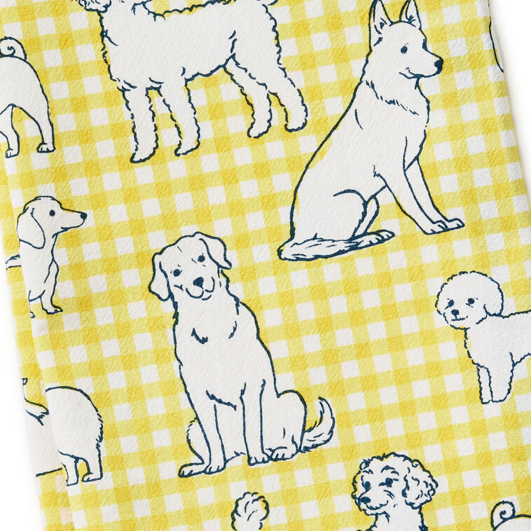 Dog Breeds Kitchen Towel closeup view image number 3