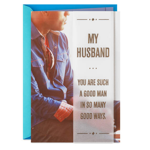 You're a Good Man Father's Day Card for Husband, , large image number 1
