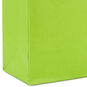 6.5" Solid Lime Green Small Gift Bag, Lime Green, large image number 5
