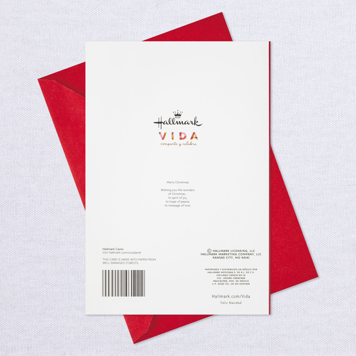 Feliz Navidad Santa Spanish-Language Christmas Card, , large image number 7