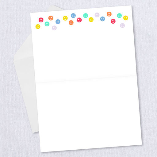 Personalized Smiley Face Photo Card, 