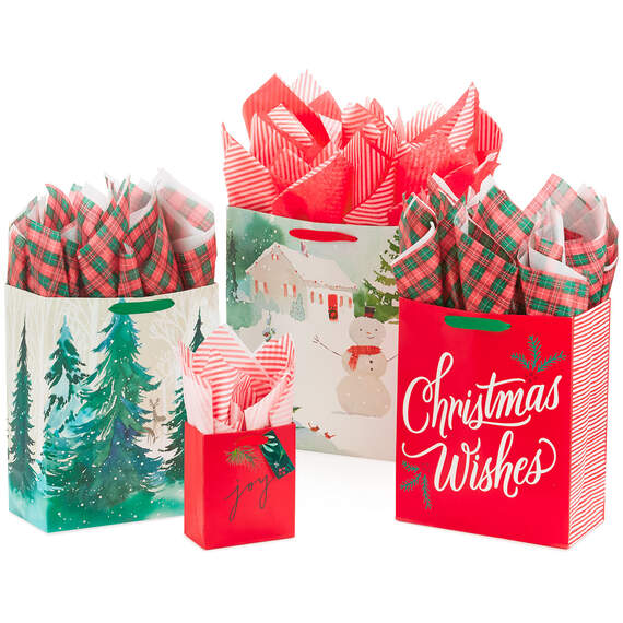Crisp & Classic Christmas Gift Bag Collection, , large image number 3