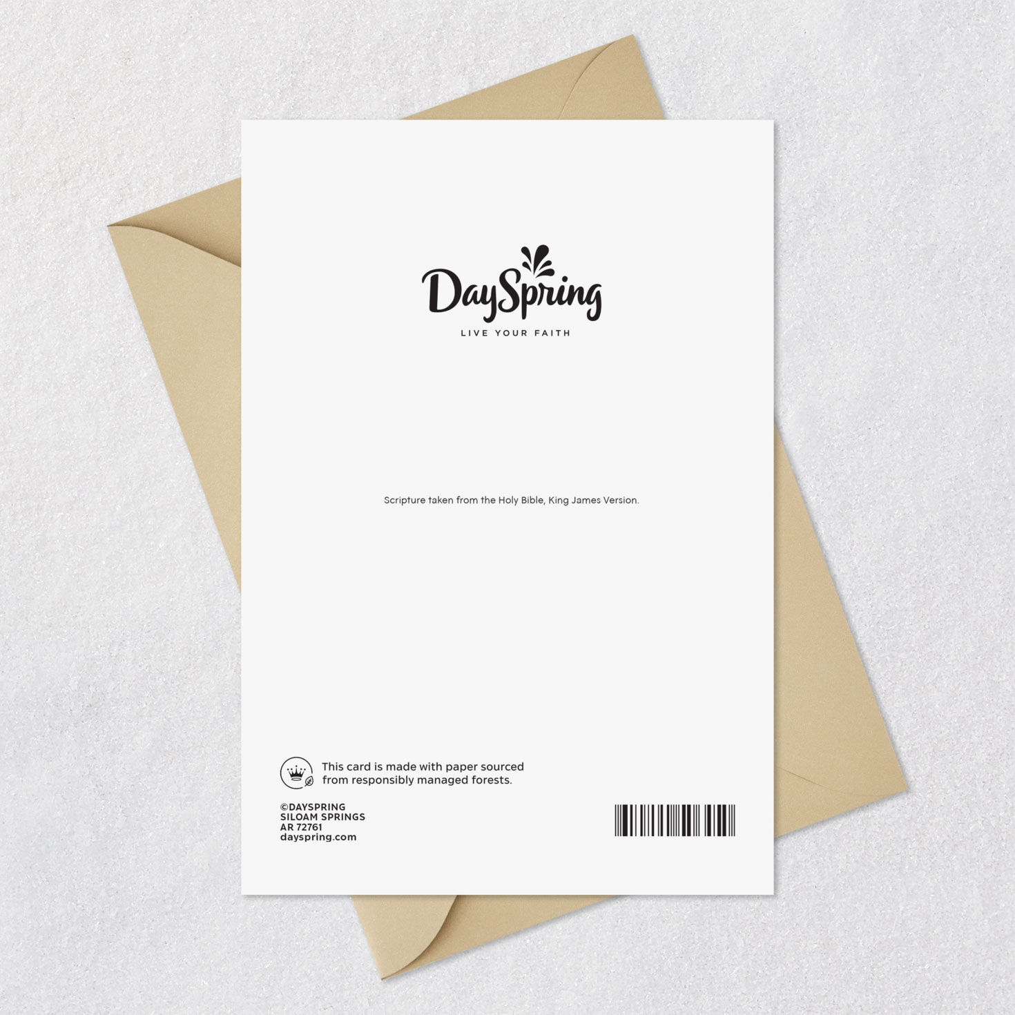 Blessed Is the Church Pastor Appreciation Card Card Back with Envelope image number 8