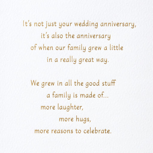 So Much Happiness Anniversary Card for Daughter and Spouse, 