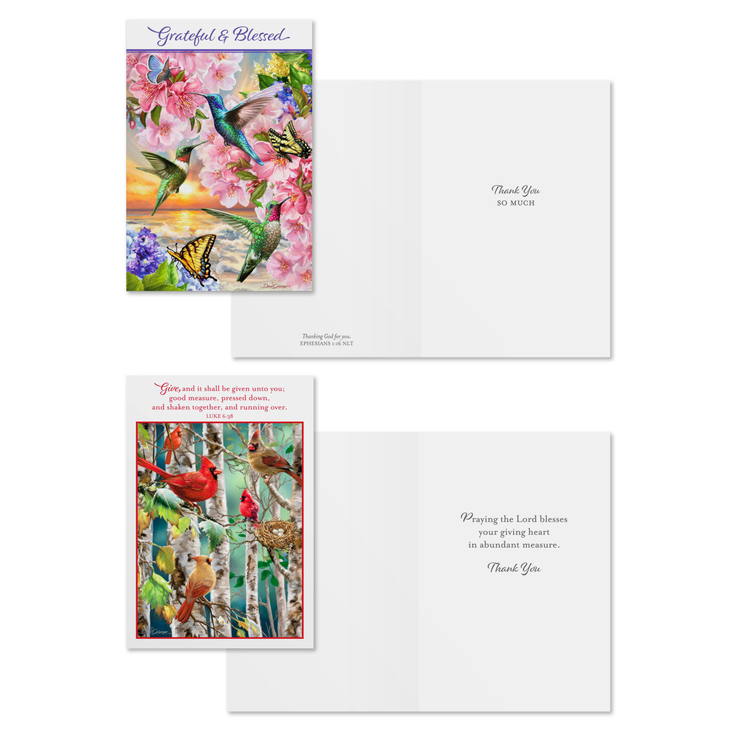 Dona Gelsinger DaySpring Thank You Cards Assortment Card Front with Sentiment image number 3