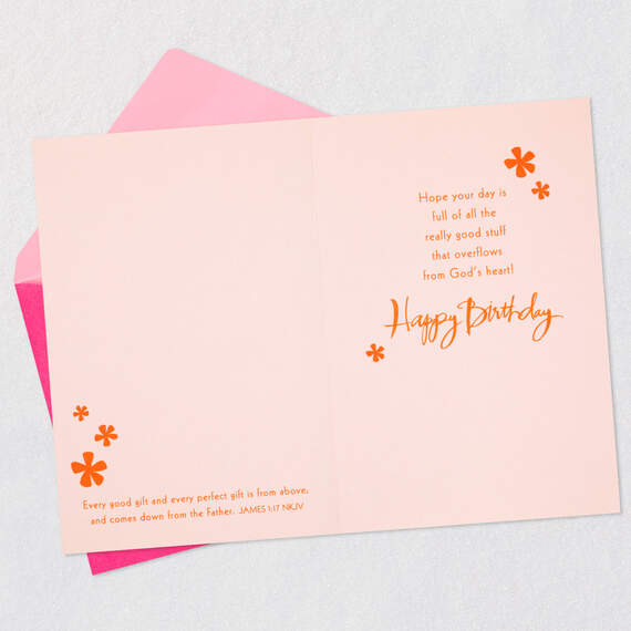 Joy, Hope, Peace Religious Birthday Card, , large image number 4