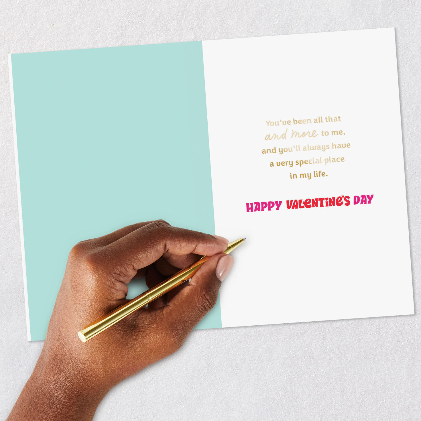 Hearts and Colorful Lettering Grandma Valentine's Card Signing card image number 7