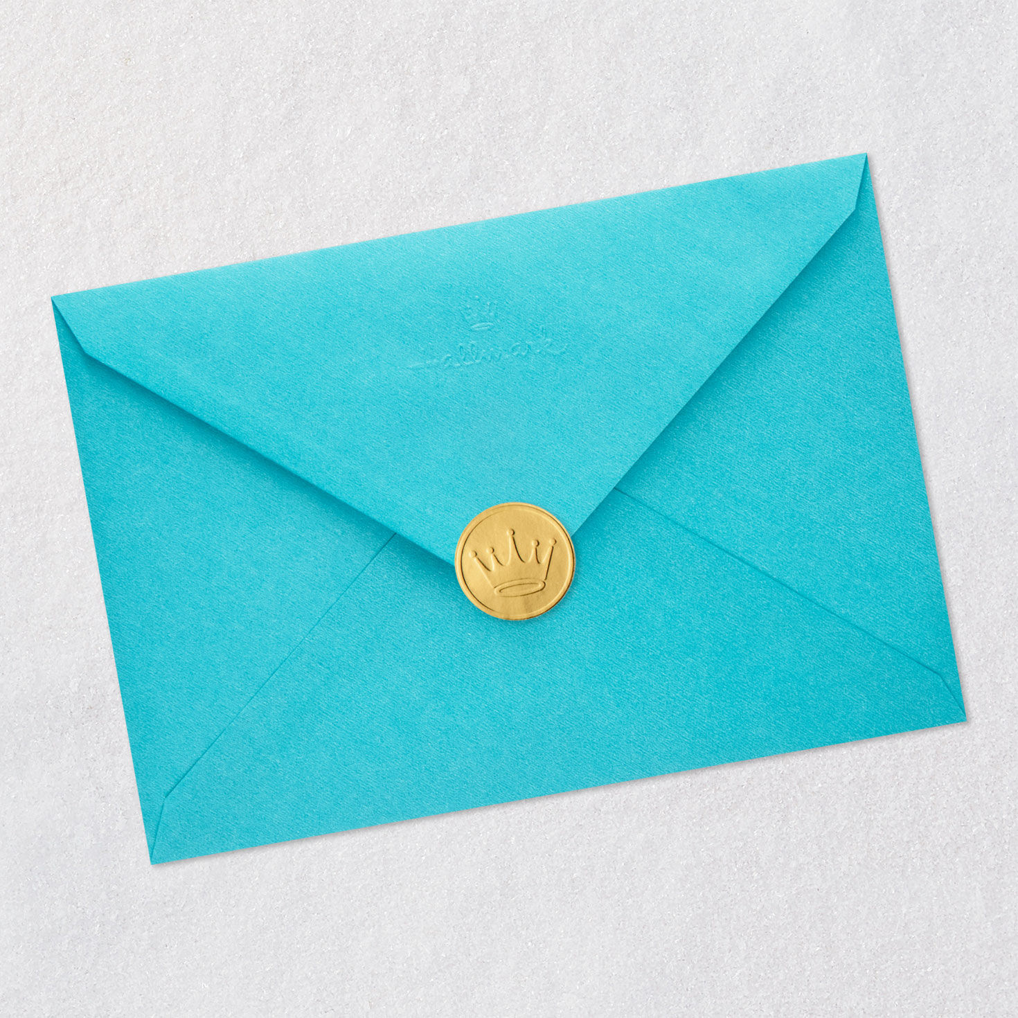 Cupcake, Gifts and Party Hat Belated Birthday Card Envelope Back with Seal image number 8