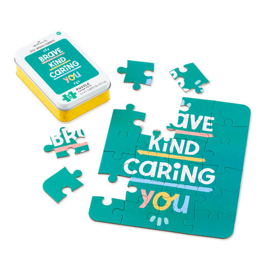 Little World Changers™ Brave, Kind, Caring, You Mini 24-Piece Puzzle, 