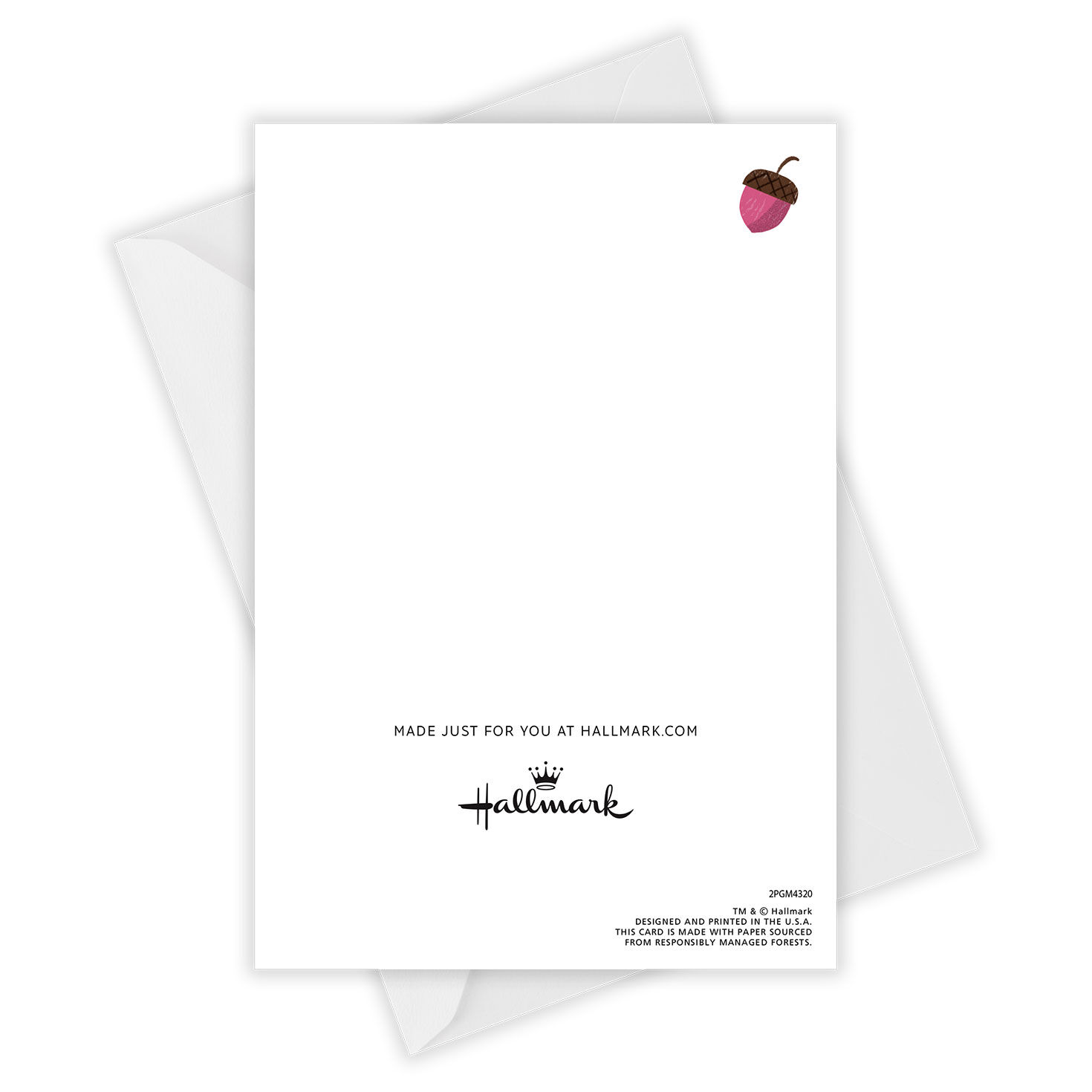 Photo as Turkey Face Personalized Thanksgiving Card Card Back with Envelope image number 5