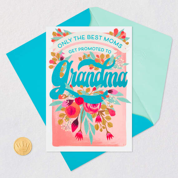 Only the Best Moms Get Promoted to Grandma New Baby Card, , large image number 5