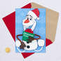 Disney Frozen Olaf Christmas Card for Grandson With Posable Character, , large image number 6