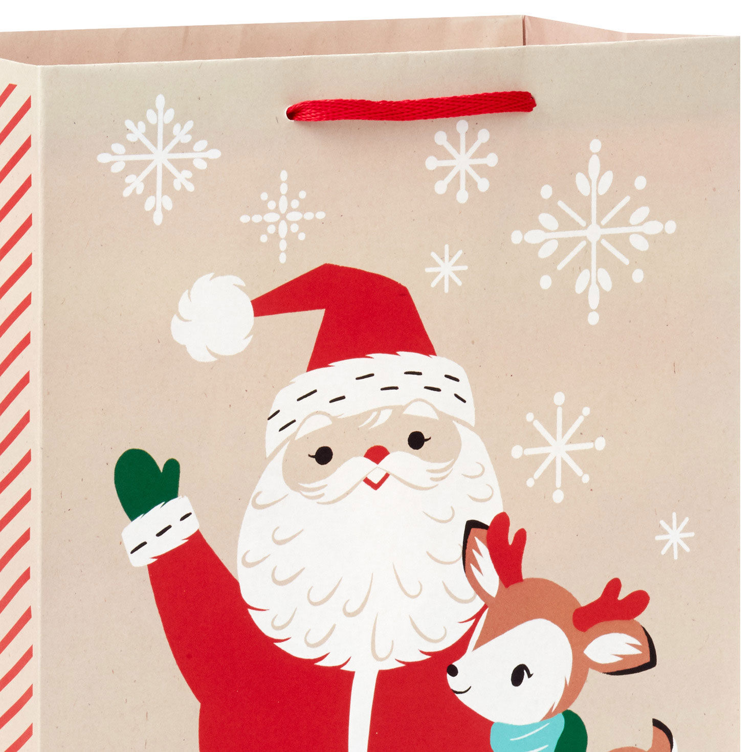 North Pole Pals 4-Pack Assortment Christmas Gift Bag Bundle Handle Detail image number 4