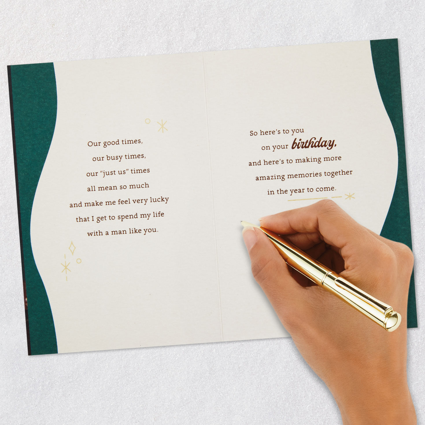 Here's to More Amazing Memories Together Birthday Card for Husband, , large image number 7