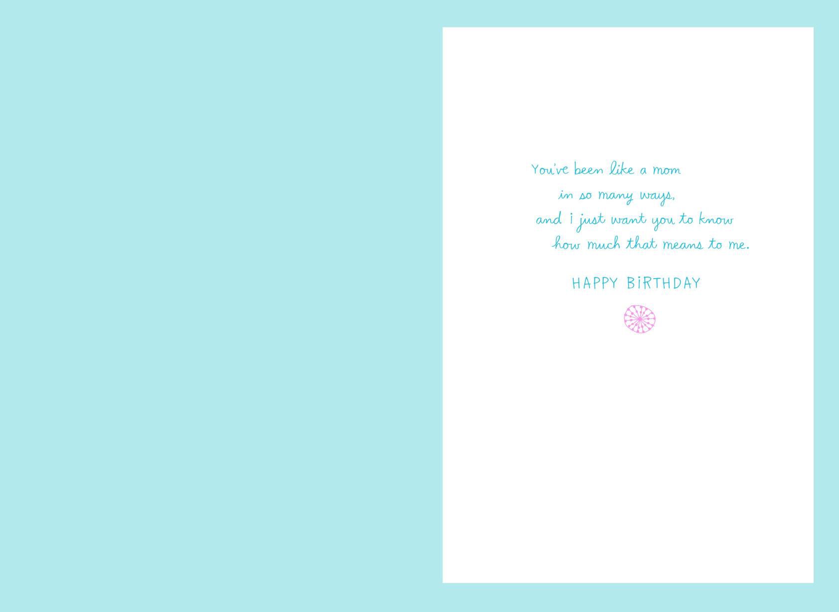 You're Like a Mom to Me Birthday Card - Greeting Cards - Hallmark