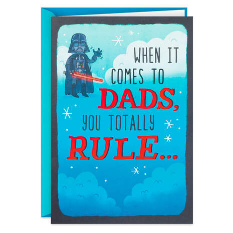 Star Wars™ Darth Vader™ You Rule Card With Sound for Dad, , large