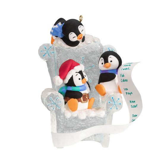 Long Letter to Santa Penguin Ornament, 