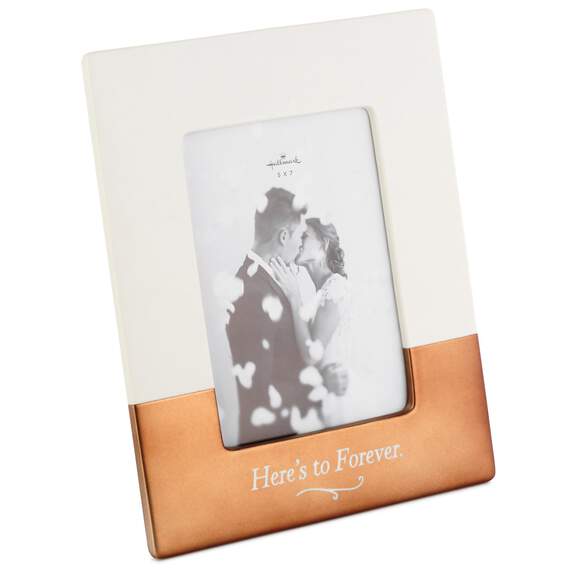 Here's to Forever Ceramic Picture Frame, 5x7