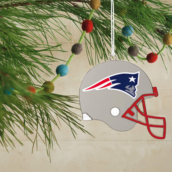 NFL New England Patriots Football Helmet Metal Hallmark Ornament, , large image number 2