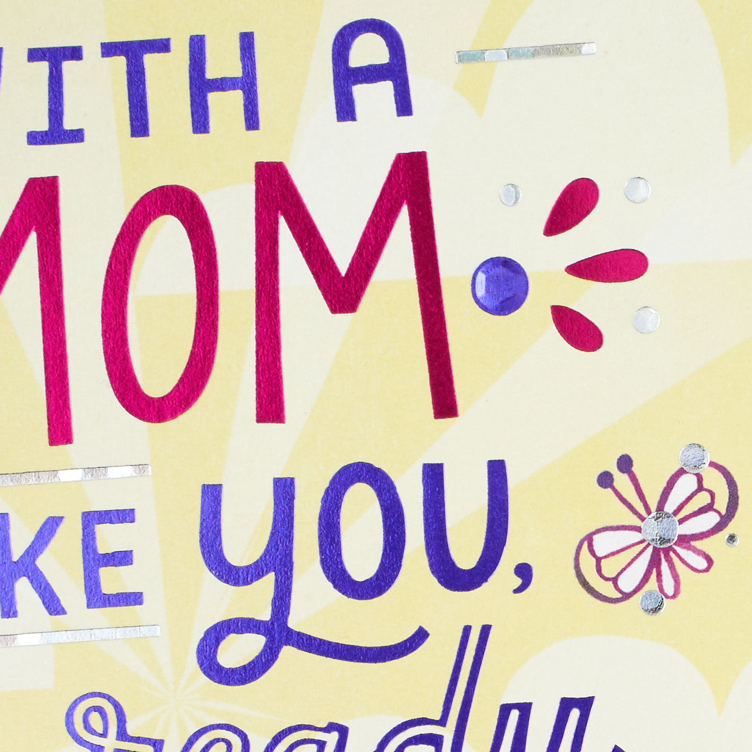 Loved and So, So Lucky Mother's Day Card for Mom, , large image number 5