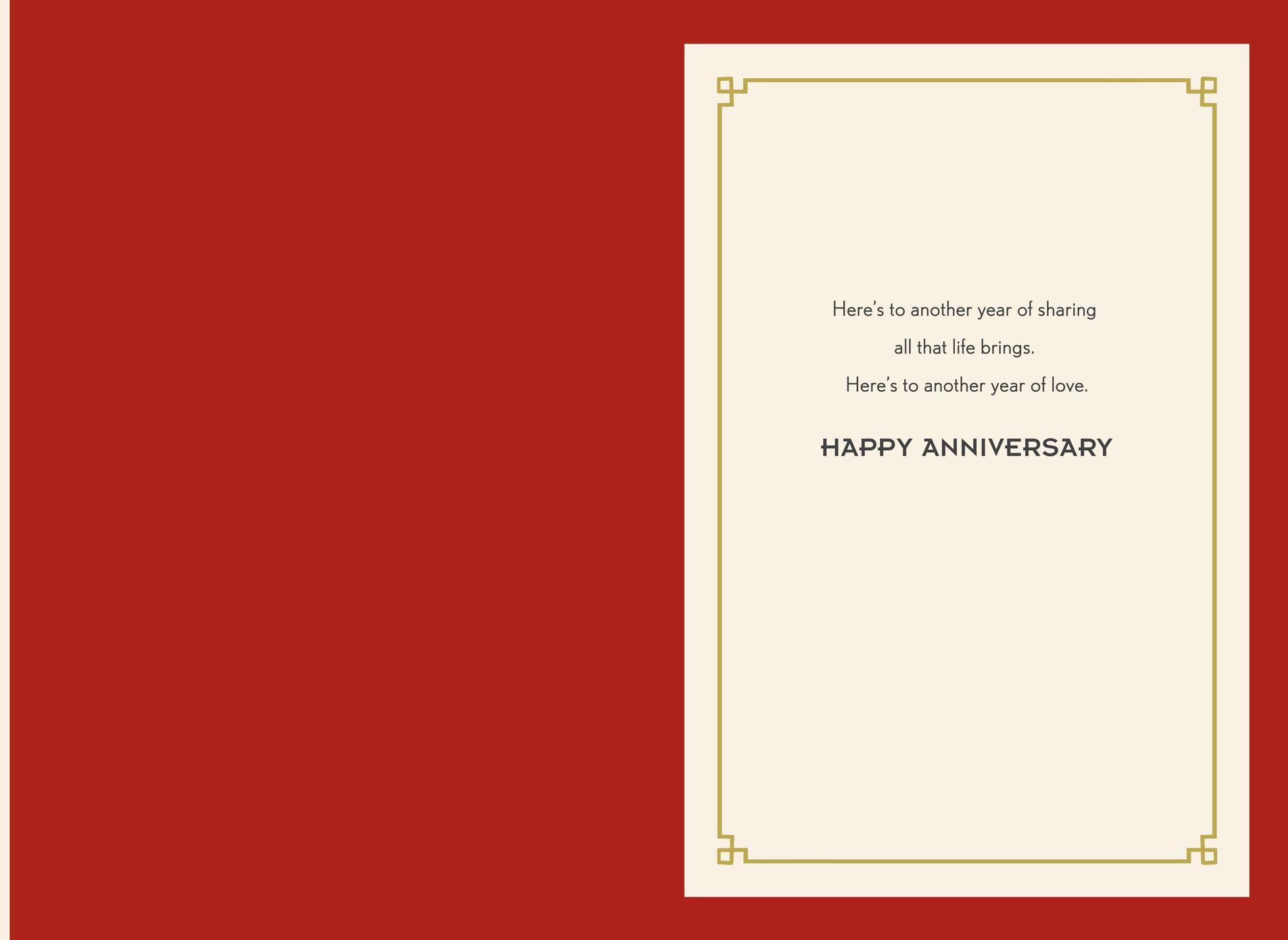 Another Year of Love Anniversary Card