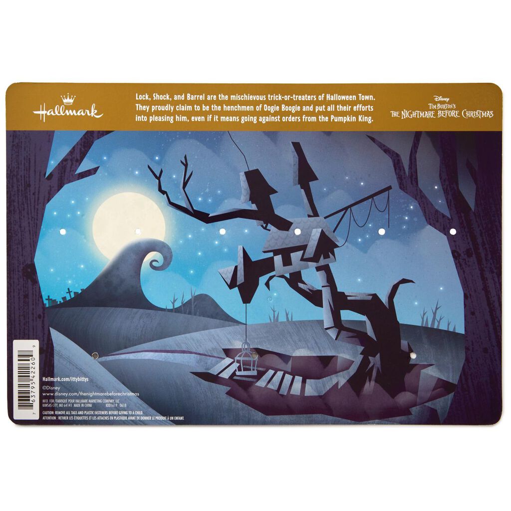 itty bittys® Tim Burton's The Nightmare Before Christmas Lock, Shock