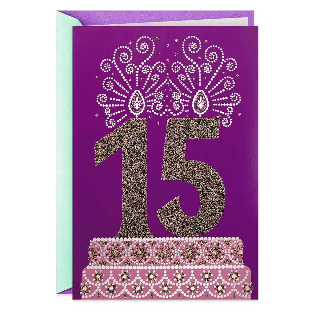 Spectacular 15 Spanish Language Quinceanera Card