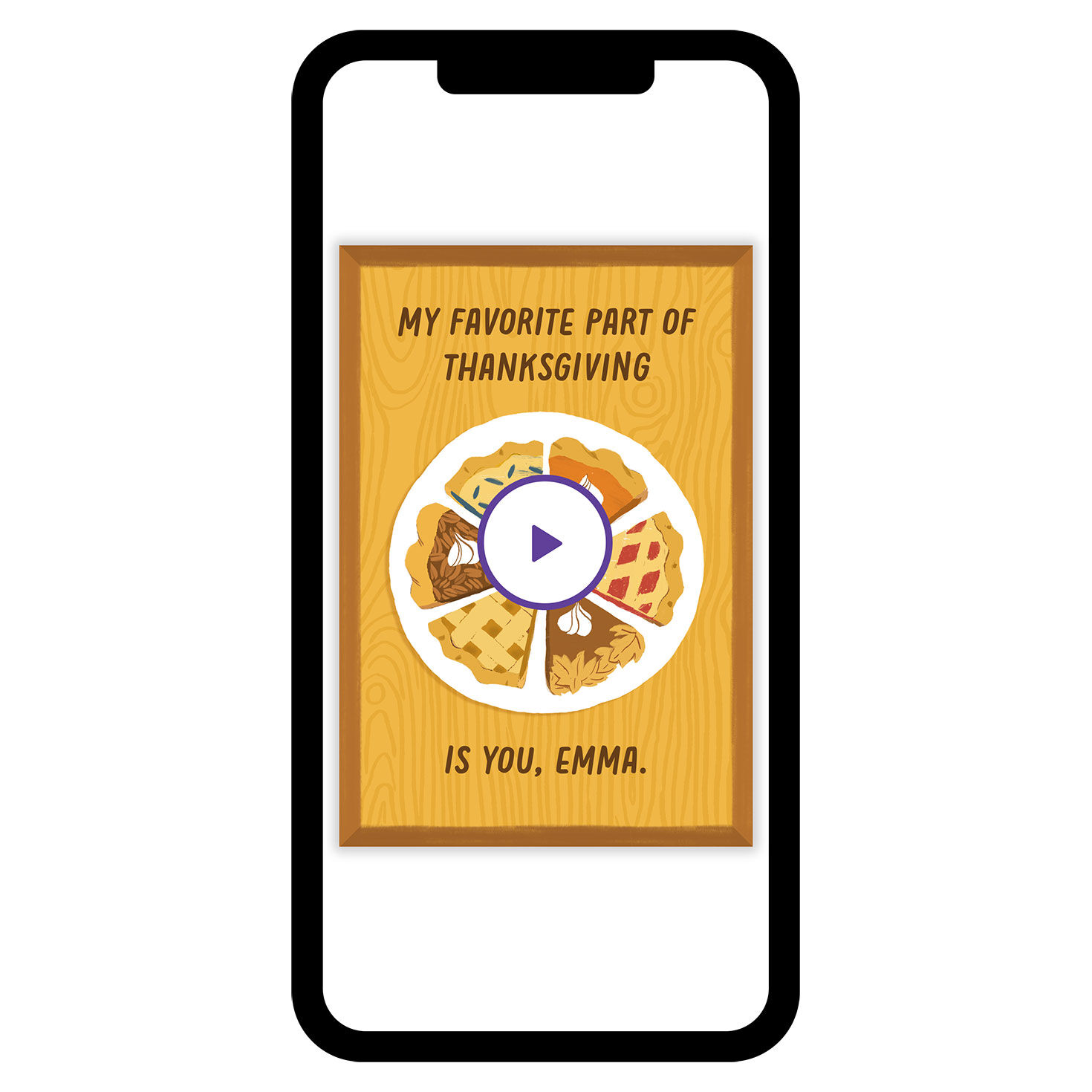 You're Better Than Pie Thanksgiving eCard