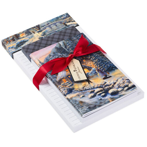 Thomas Kinkade Winter Cheer Memo Pad Set, 
