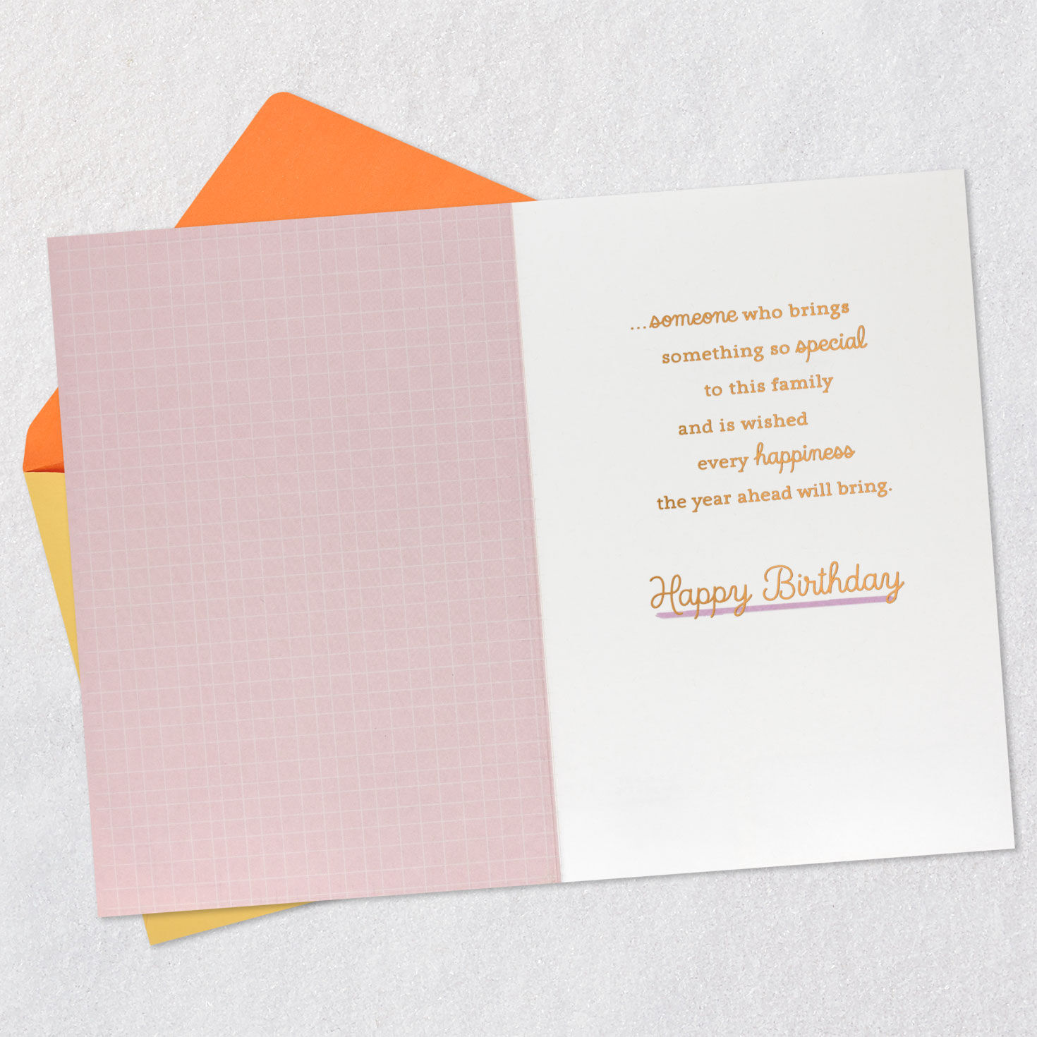Colorful Flowers Birthday Card for Female Relative Open card with envelope image number 3