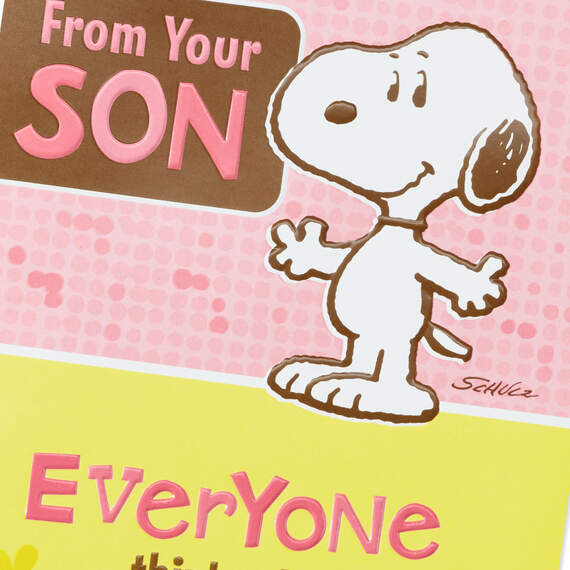 Peanuts® Snoopy Funny Pop-Up Mother's Day Card for Mom From Son, , large image number 4