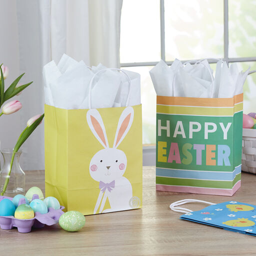 9.7" Assorted 3-Pack Easter Gift Bags, 