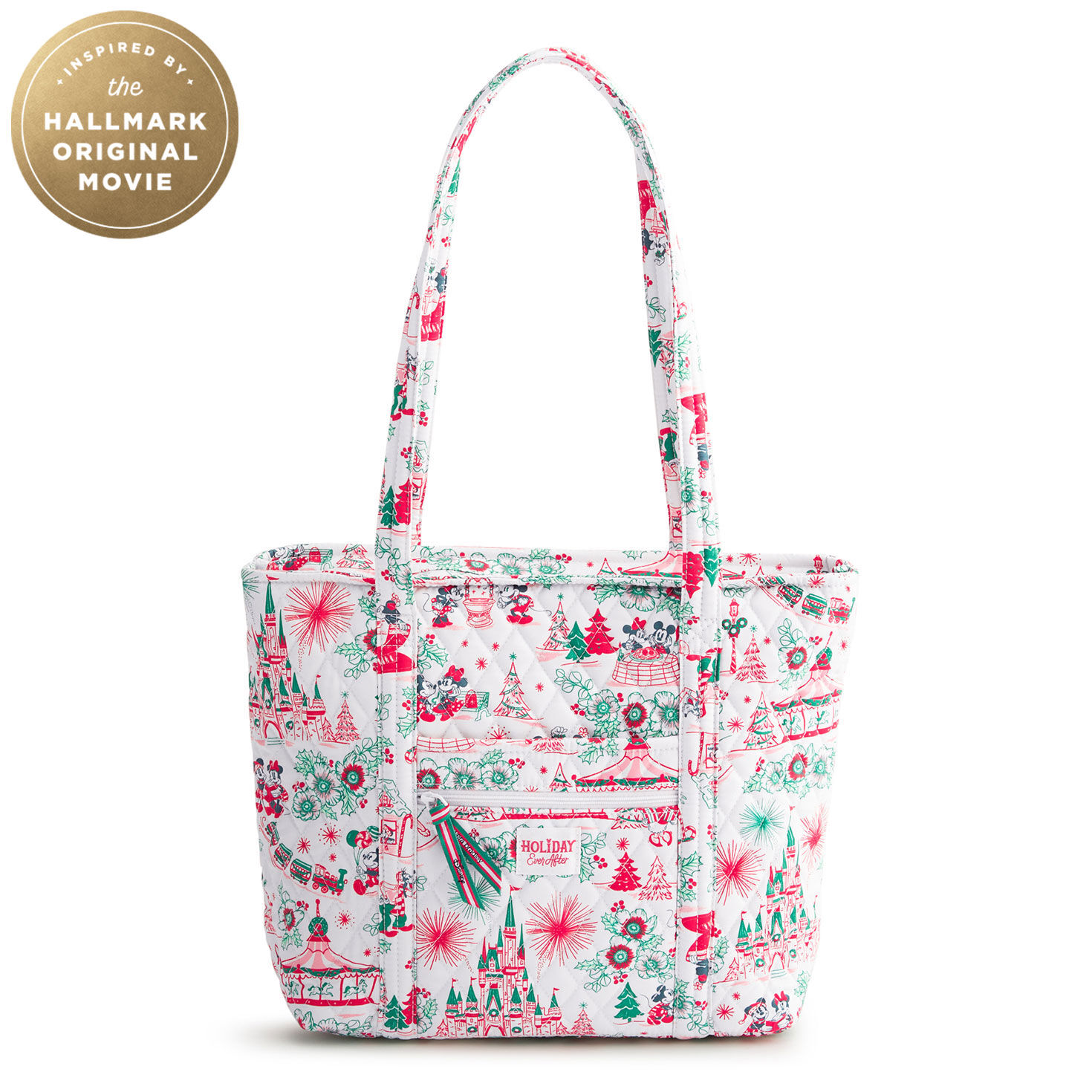 Hallmark + Disney Holiday Ever After Vera Bradley Small Original Vera Tote Bag
