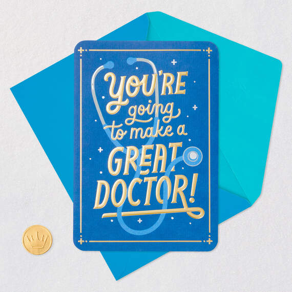 You're Going to Be a Great Doctor Medical School Graduation Card, , large image number 5