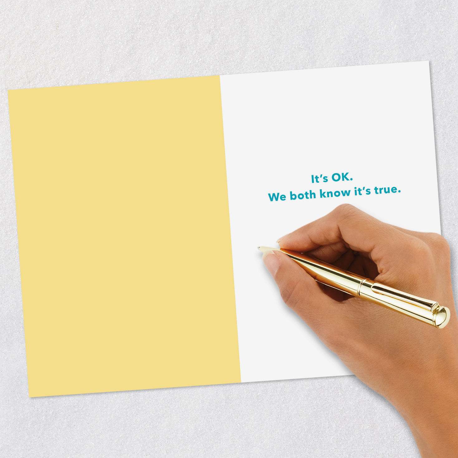 Colorful Block Lettering Funny Father's Day Card for Dad Signing card image number 6