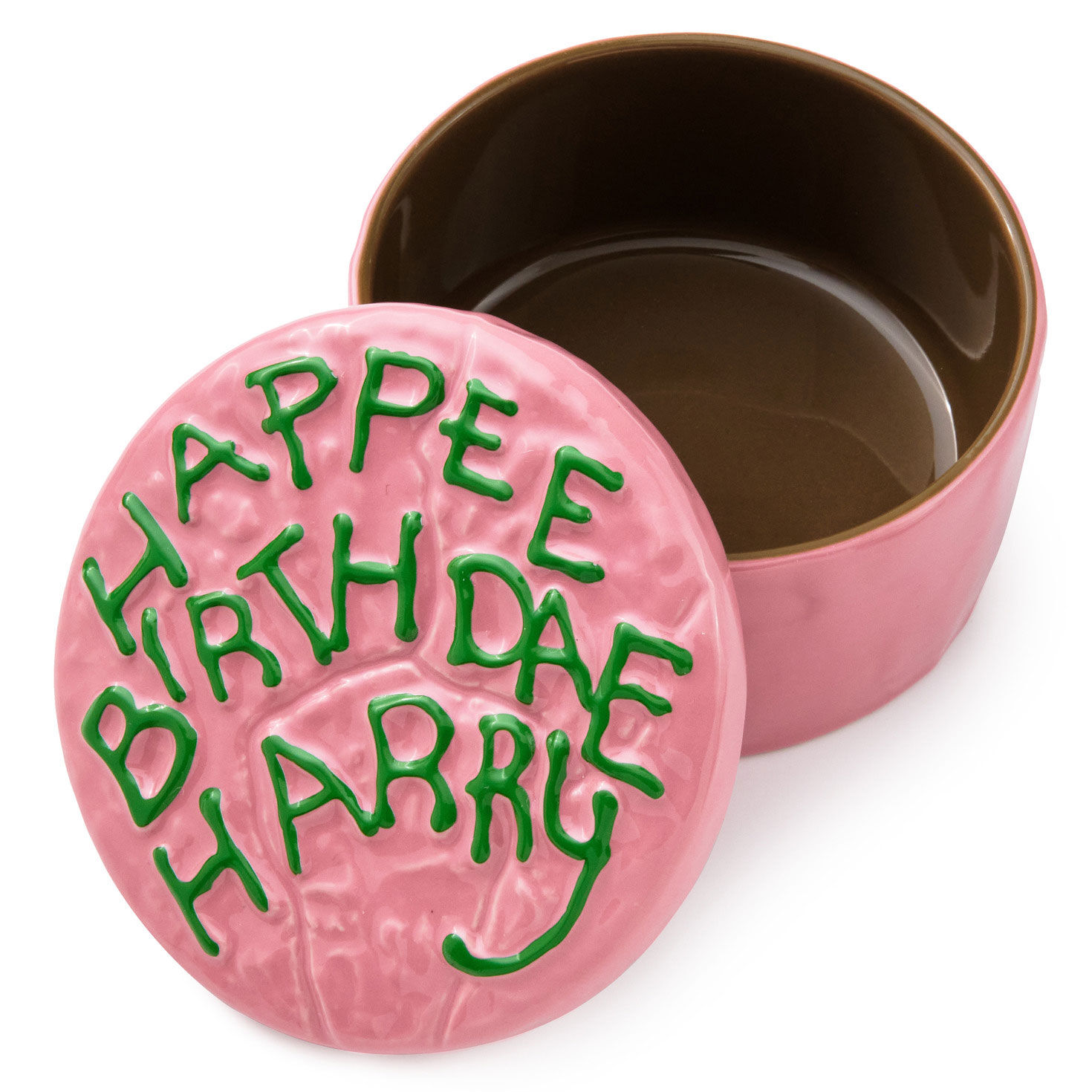 Harry Potter Birthday Cake Trinket Dish With Lid upclose detail image number 4