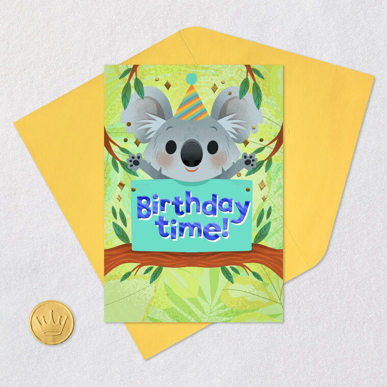 Koala Birthday Card - Free Printable - Love & Laugh Games