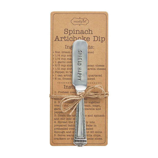 Mud Pie Dip Spreader With Spinach Artichoke Dip Recipe, 