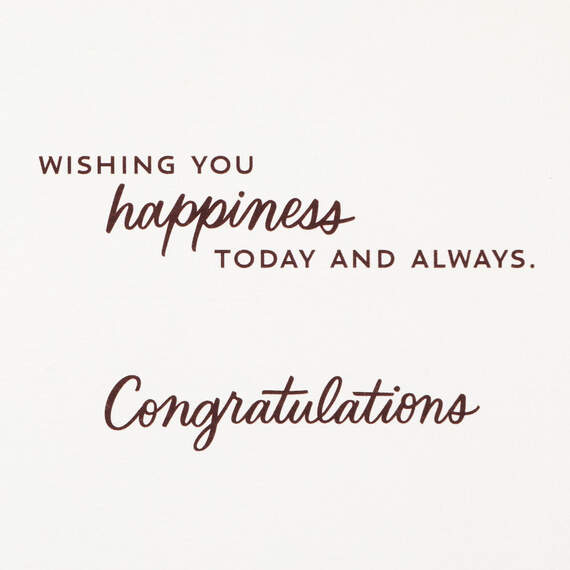 Wishing You Happiness Graduation Card, , large image number 2