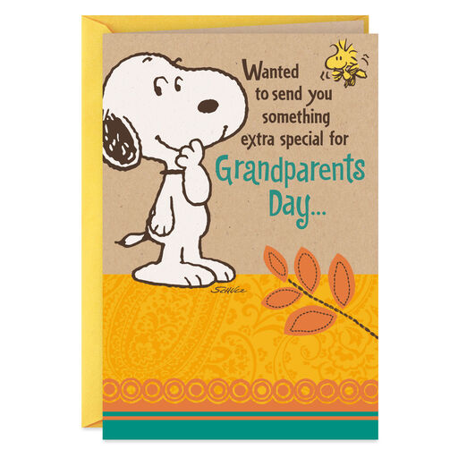 Peanuts® Snoopy Big Hug Grandparents Day Card, 