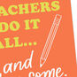 School Supplies Teacher Thank You Card Card Front Detail image number 4