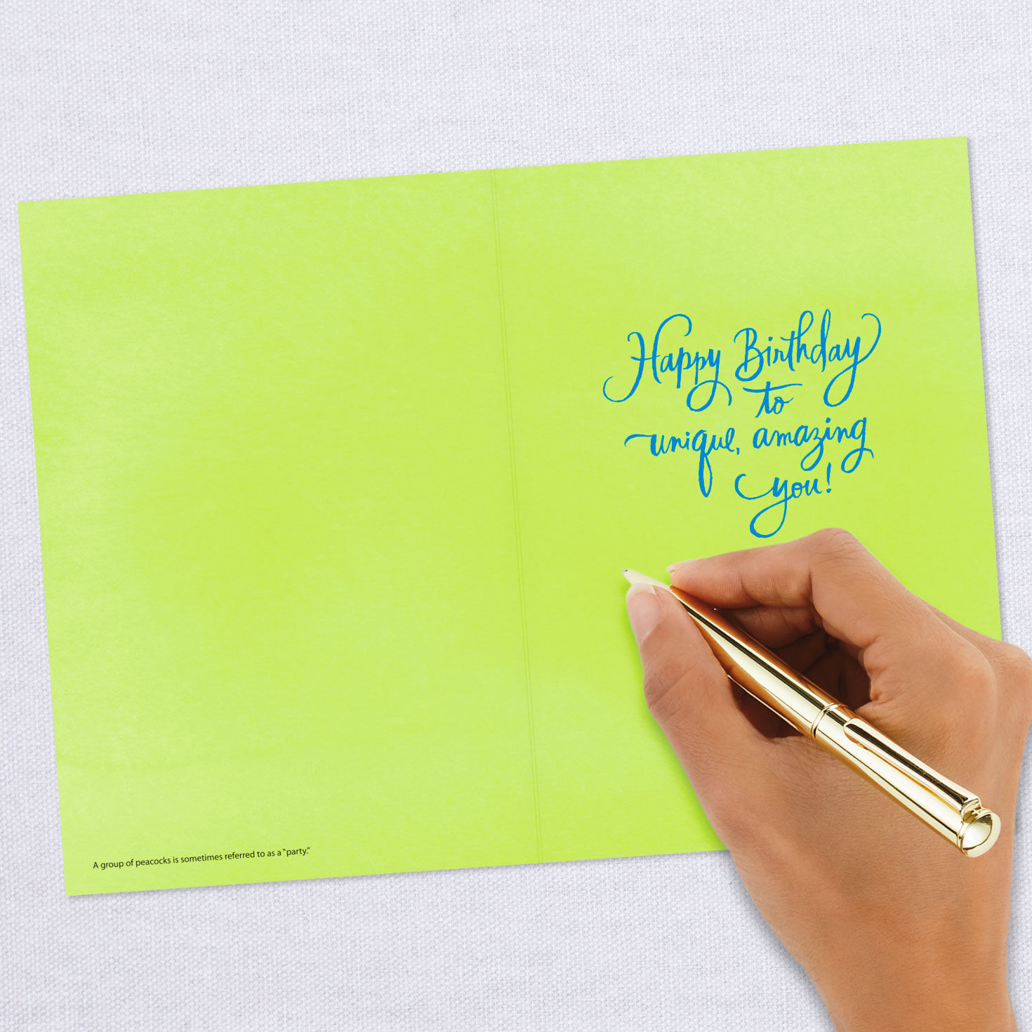 UNICEF One-of-a-Kind Wonderful Peacock Feather Birthday Card for only USD 3.59 | Hallmark