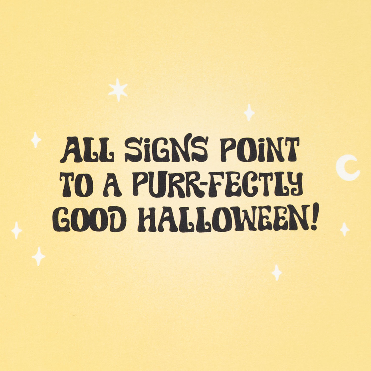 Cat in Witch's Hat Funny Halloween Card With Sound Sentiment image number 2